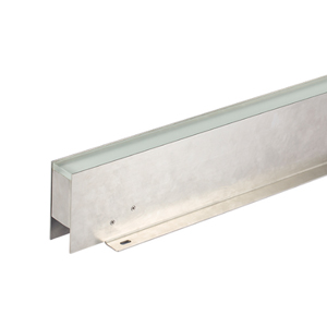 Frosted Glass 316 Stainless Steel Seamless Inground Linear Lights